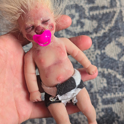 Miniature silicone clown baby - miniature,
