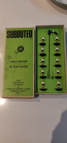 Subbuteo table soccer scale - table,