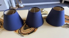 3 Candle Lamp Shades In Dark
