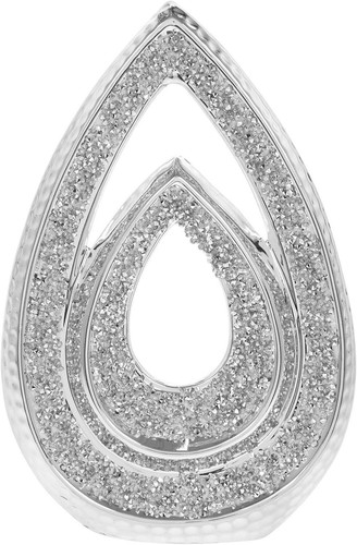 Silver swirl double - swirl,