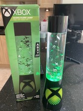 Stunning Xbox Flow Icon Lava Lamp Liquid Glitter Filled 33cm Night Light Lamp