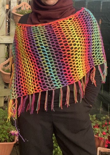 Handmade crochet rainbow - handmade,