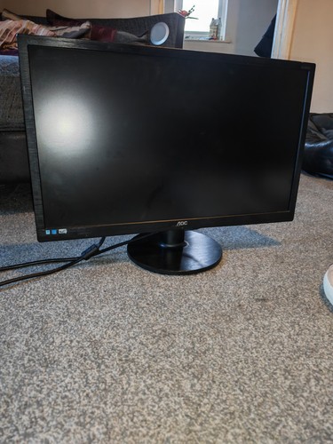 Aoc monitor with power and - aoc, vga