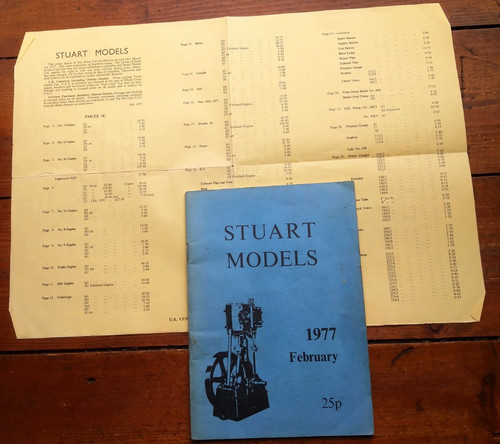 Stuart models steam engines - stuart,
