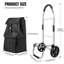 Wheel large shopping trolley - shopping,
