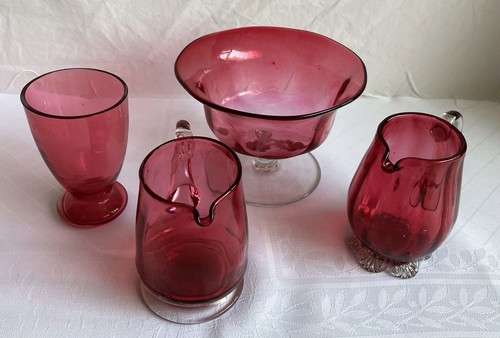 Pieces vintage cranberry - vintage,