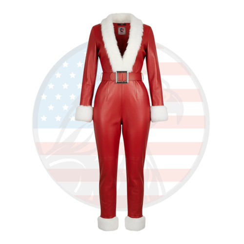 Womens red lambskin - red,