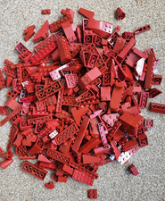 500g 1/2KG Red Burgundy Lego Genuine Mixed Bricks/Tiles, Parts MOC
