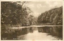 Ruabon Wales River Dee (B) OLD