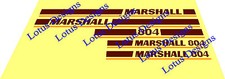 Marshall Tractor Stickers /