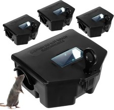 4 Pcs Rat Bait Station with