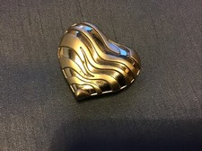 Estee Lauder Pleasures - Vintage Solid Perfume Compact Heart Waves