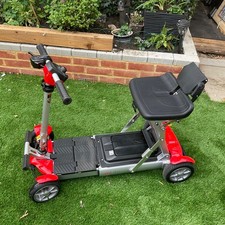  mLite Folding Electric Mobility Scooter  red colour