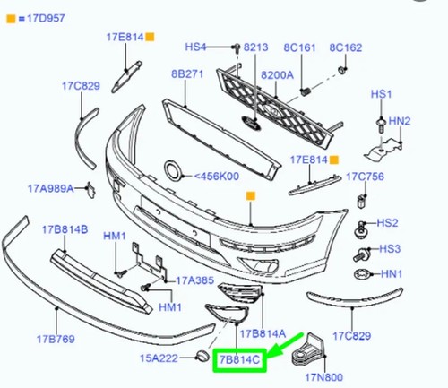 Ford focus mk1 front - front, bumper