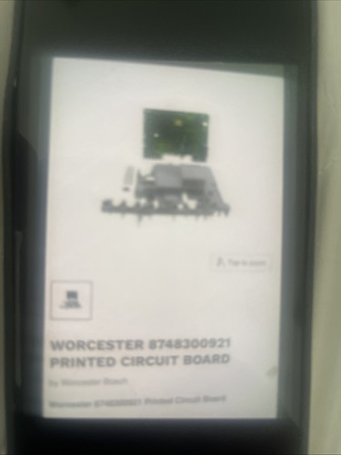 Worcester greenstar pcb - greenstar,