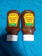 2 Bottles Of Limited Heinz Chip Shop Curry Sauce Classic 460g x2 =920g Free P&P