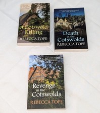 3 Book Bundle Rebecca Tope Paperback Cotwold Countryside Thriller Village