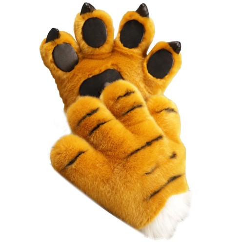 Cosplay tiger palm gloves - palm,