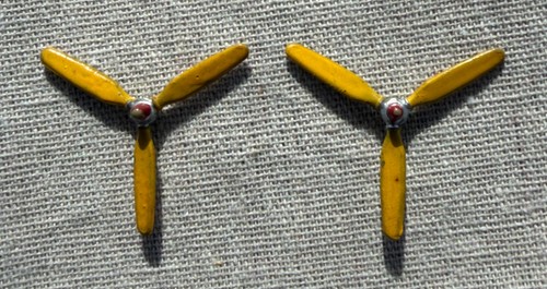Two vintage toy air plane - vintage,