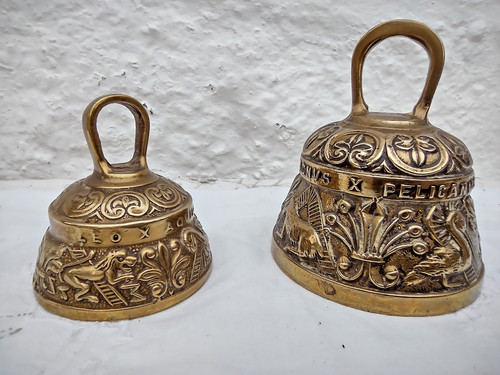Vintage sanctuary brass bells - vintage,