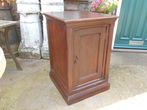 Antique pine church cupboard - antique,