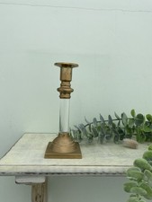 Brass And Resin French Candlestick
