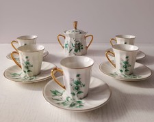 Coffee antique porcelain set