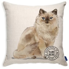 Personalised Ragdoll Cushion