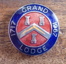 A MASONIC  BADGE ISSUED IN