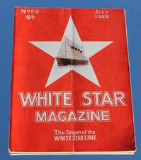 White star line staff magazine - white,