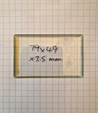 BEVELLED CARRIAGE CLOCK GLASS