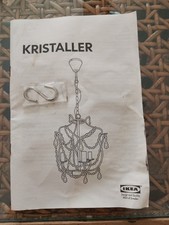 Ikea Kristaller chandelier. A