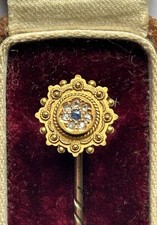 15ct. Gold Sapphire & Diamond