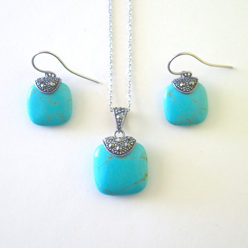Earring necklace 925 silver - earring,