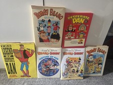 BUNDLE OF  DESPERATE DAN AND 50 AND 60 YEARS OF BEANO AND DANDY ANNUALS.