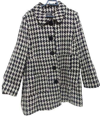 Jeff banks herringbone coat - herringbone,