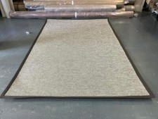 Brand New Custom Sized Crucial Trading Wool Woven Rug with Brown Border