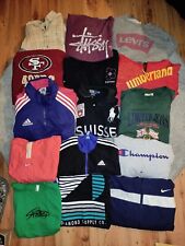 Used mixed brand clothing joblot (supreme, nike, stussy, burberry, adidas) 