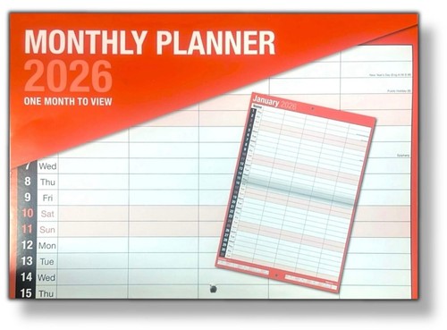 2026 monthly planner wall - 2026,