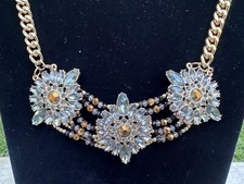 NWT Floral Beaded Statement
