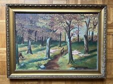 lajos szeleczky Hungarian Art Fl Early 20th C Post Impressionist Landscape - Oil