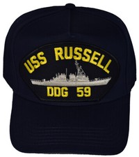 USS RUSSELL DDG-59 HAT - NAVY