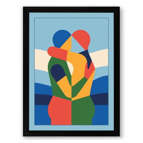 Figures embrace geometric - in,