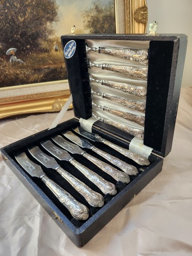 Boxed set silver hallmark - boxed,