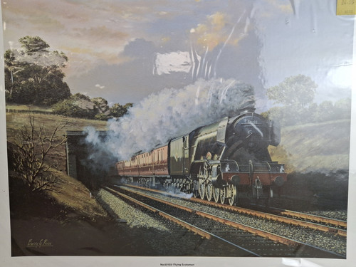 Flying scotsman steam train - ,