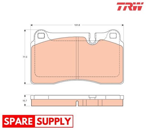 Brake pad set - pad, disc