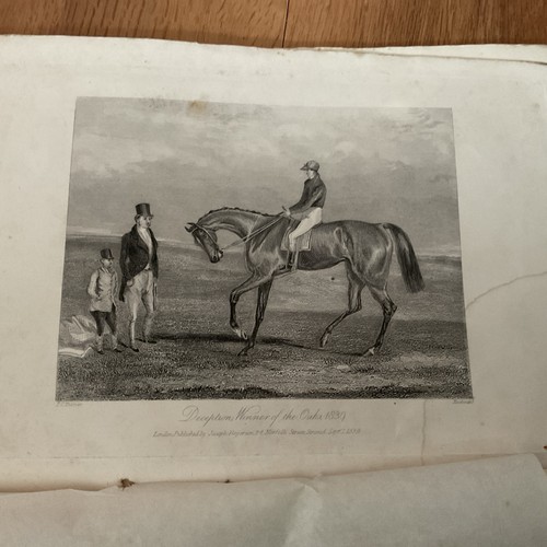 Antique horse print 1838 - antique,