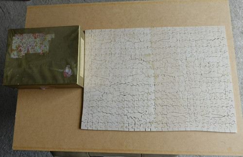 1930s hand cut wood jigsaw
