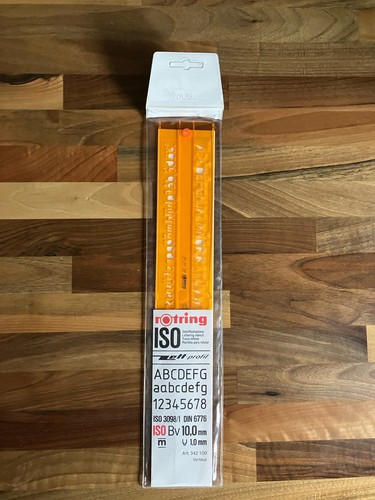 Rotring isograph lettering - isograph,