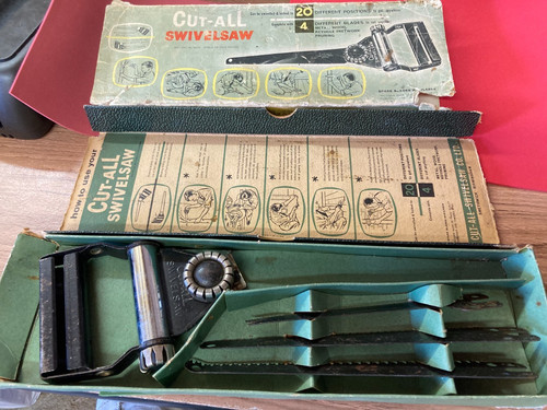 Retro saw 1950s era - saw, swivel